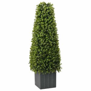 vidaXL Artificial Eucalyptus Tree Green 27 x 27 x 90 cm Plastic