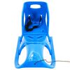 vidaXL Sledge with Seat Blue 102.5x40x23 cm Polypropylene