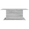 vidaXL Coffee Table Grey Sonoma 102x55.5x40 cm Engineered Wood