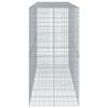 vidaXL Gabion Basket with Cover 350x100x200 cm Galvanised Iron