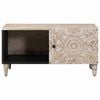 vidaXL Coffee Table White 80 x 50 x 40 cm Solid Mango Wood