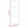 vidaXL Interior Door ORKDAL White 93 x 211 cm Plywood