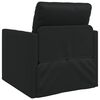 vidaXL Folding Sofa Bed Black 74 x 77 x 81 cm PVC