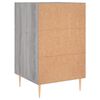 vidaXL Bedside Cabinet Grey Sonoma 40x40x66 cm Engineered Wood