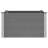 vidaXL Garden Raised Bed WPC 100x100x54 cm Grey