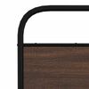 vidaXL Bed Frame Without Mattress 140x190 cm Brown Oak Engineered Wood