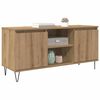 vidaXL TV Cabinet Artisan Oak 104 x 35 x 50 cm Engineered Wood