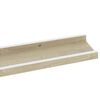 vidaXL Wall Shelves 4 pcs White and Sonoma Oak 80x9x3 cm