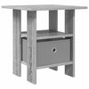 vidaXL Bedside Table Grey Sonoma 41 x 40 x 45 cm Engineered Wood