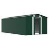vidaXL Garden Shed 257x489x181 cm Metal Green