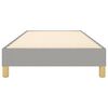 vidaXL Box Spring Bed Frame Light Grey Single Fabric (UK/IE/FI/NO only)