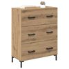 vidaXL Sideboard with Drawer Artisan Oak 69.5 x 34 x 90 cm