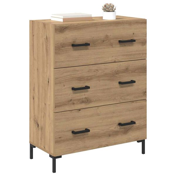 vidaXL Sideboard with Drawer Artisan Oak 69.5 x 34 x 90 cm