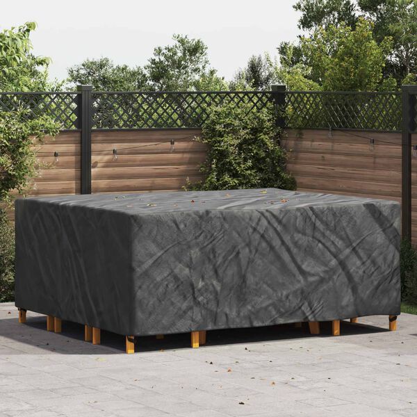 vidaXL Furniture Cover Plain Black 250 x 210 x 70 cm 420D
