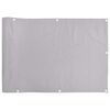 vidaXL Balcony Privacy Screen Grey 500x90 cm PVC
