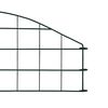 vidaXL Arched Garden Fence Set 77.3x26 cm Green