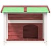 vidaXL Dog Kennel Mocha 96x87x80.5 cm Solid Wood Pine