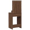 vidaXL Dressing Table Brown Oak 50 x 41 x 135 cm Engineered Wood