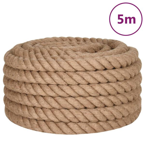 vidaXL Jute Rope 5 m Long 50 mm Thick