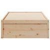 vidaXL Bed Frame without Mattress 100x200 cm Solid Wood Pine