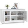 vidaXL Sideboard High Gloss White 102x35x60 cm Engineered Wood