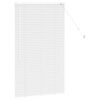 vidaXL Venetian Blinds Height Adjustable White 130 x 80 cm Aluminium