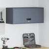 vidaXL Wall Cabinet for Garage with Gas-lift Door Anthracite
