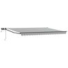 vidaXL Manual Retractable Awning with LEDs 4 x 3 m