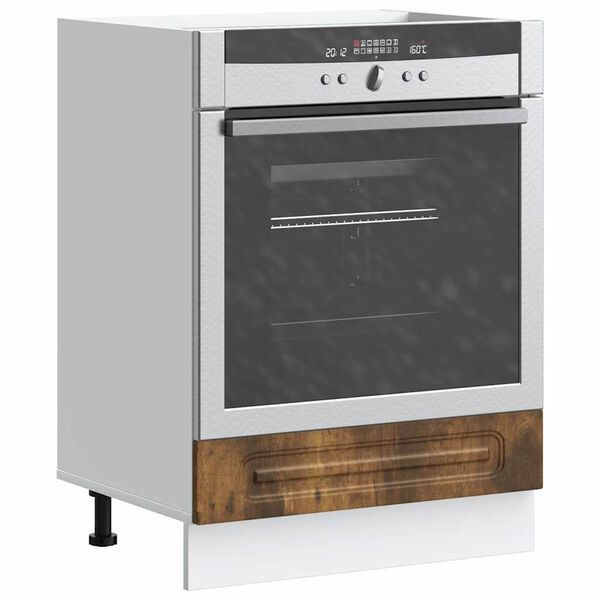 vidaXL Oven Cabinet Kalmar Smoked Oak Engineered Wood
