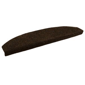 vidaXL Self-adhesive Stair Mats 15 pcs 80 x 24.5 x 3.5 cm Brown