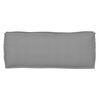 vidaXL Pallet Cushion Set 2 pcs Grey 100 x 40 x 8 cm Oxford fabric