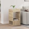 vidaXL End Table Sonoma Oak 30 x 30 x 56 cm Engineered Wood
