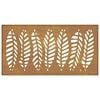 vidaXL Garden Wall Decoration 105x55 cm Corten Steel Leaf Design