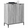 vidaXL Sideboard Grey Sonoma 69.5 x 33 x 82 cm Engineered Wood