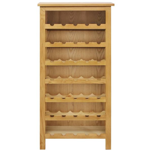 vidaXL Wine Cabinet 56x32x110 cm Solid Oak Wood