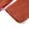 Kids' T-shirt with Long Sleeves Cognac 140