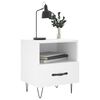 vidaXL Bedside Cabinets 2 pcs White 40x35x47.5 cm Engineered Wood