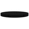 vidaXL Table Top Round Black &Oslash;40x3 cm Solid Wood Pine