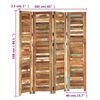 vidaXL Room Divider 168 cm Solid Wood Reclaimed