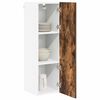 vidaXL Hanging Cabinet Smoked Oak 30 x 31 x 100 cm Engineered Wood