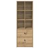 vidaXL Highboard with Drawer Artisan Oak 45.5 x 34 x 127 cm