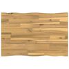 vidaXL Live Edge Table Top 70 x 40 x 3.2 cm Rectangular