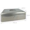WESTCOTT Cash Box 301x242x91 mm Silver