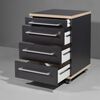 Germania Rolling Filing Cabinet Duo 42x45x60 cm Anthracite