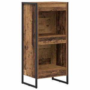vidaXL Book Cabinet Old Wood 40 x 30 x 86.5 cm Engineered Wood