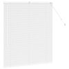 vidaXL Venetian Blinds Height Adjustable White 130 x 120 cm Aluminium
