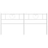 vidaXL Metal Headboard White 193 cm