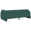 vidaXL Corner Bed Frame Dark Green 90 cm x 200 cm Velvet