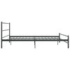 vidaXL Bed Frame without Mattress Grey Metal 180x200 cm Super King