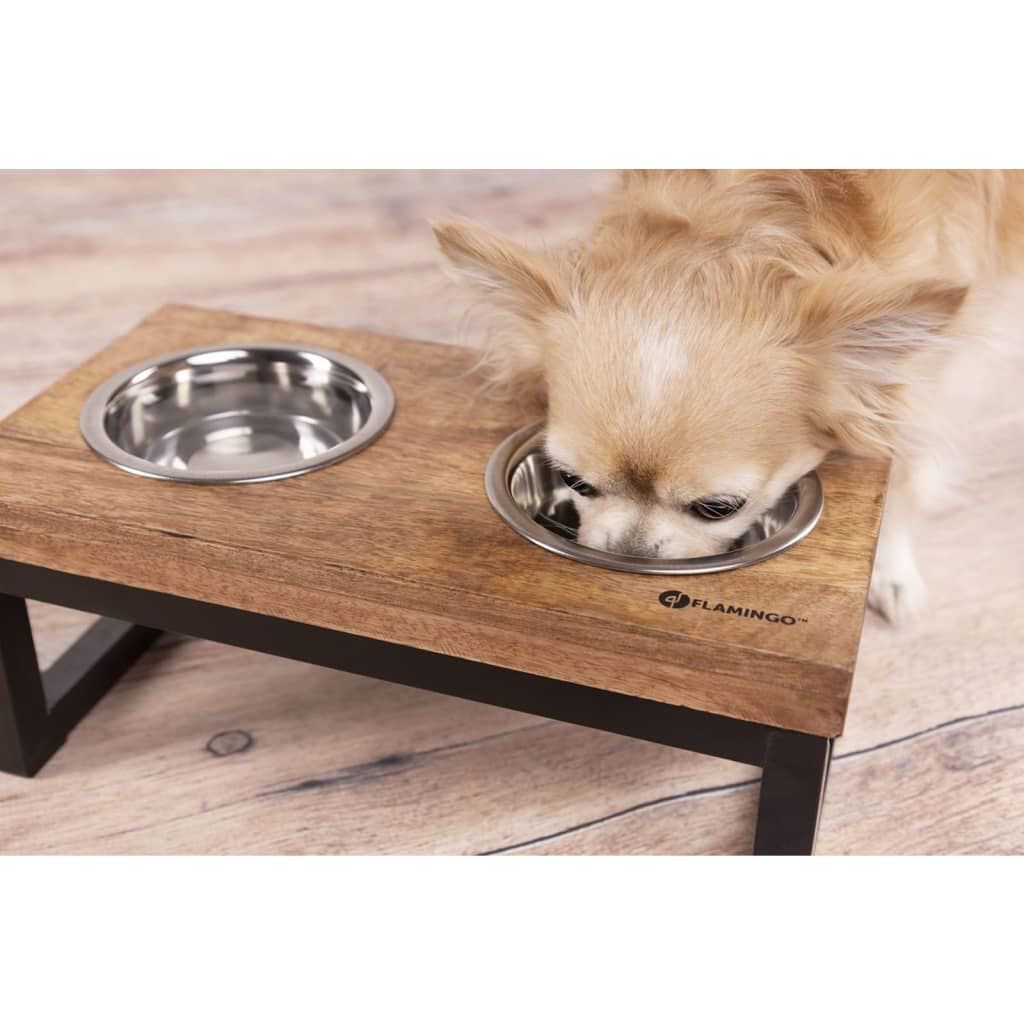 Dog bowl set deals with stand